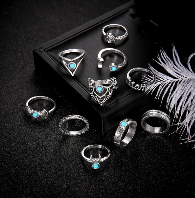 10 Piece Combination Rings