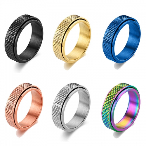 Discover the edgy style of our 2024 Punk Hip Hop stainless steel rings. Featuring a snake pattern and rotating design, these rings are perfect for women who embrace individuality. Available in 2mm, 4mm, and 6mm widths, they're ideal for anniversary bands